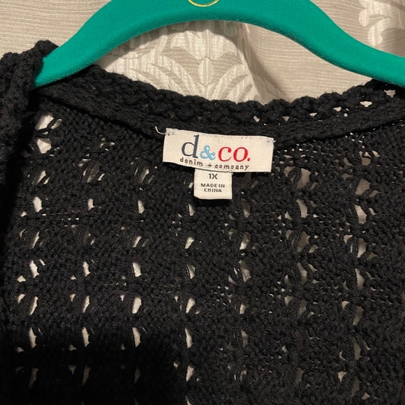 New Denim and Co black cardigan.New no tag. - Picture 2 of 4